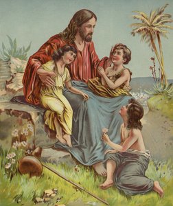Jesucristo con niños de European School